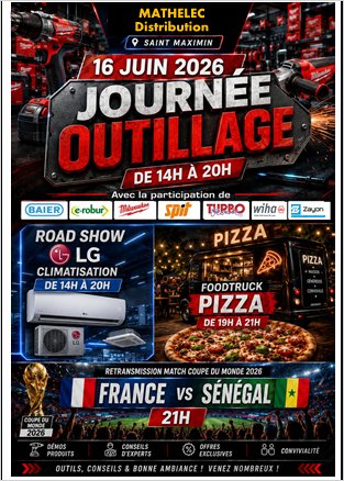 JOURNÉE OUTILLAGE + ROAD SHOW LG CLIM