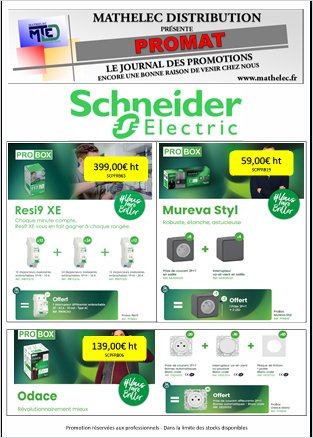 PROMOTION 'SCHNEIDER - PROBOX'